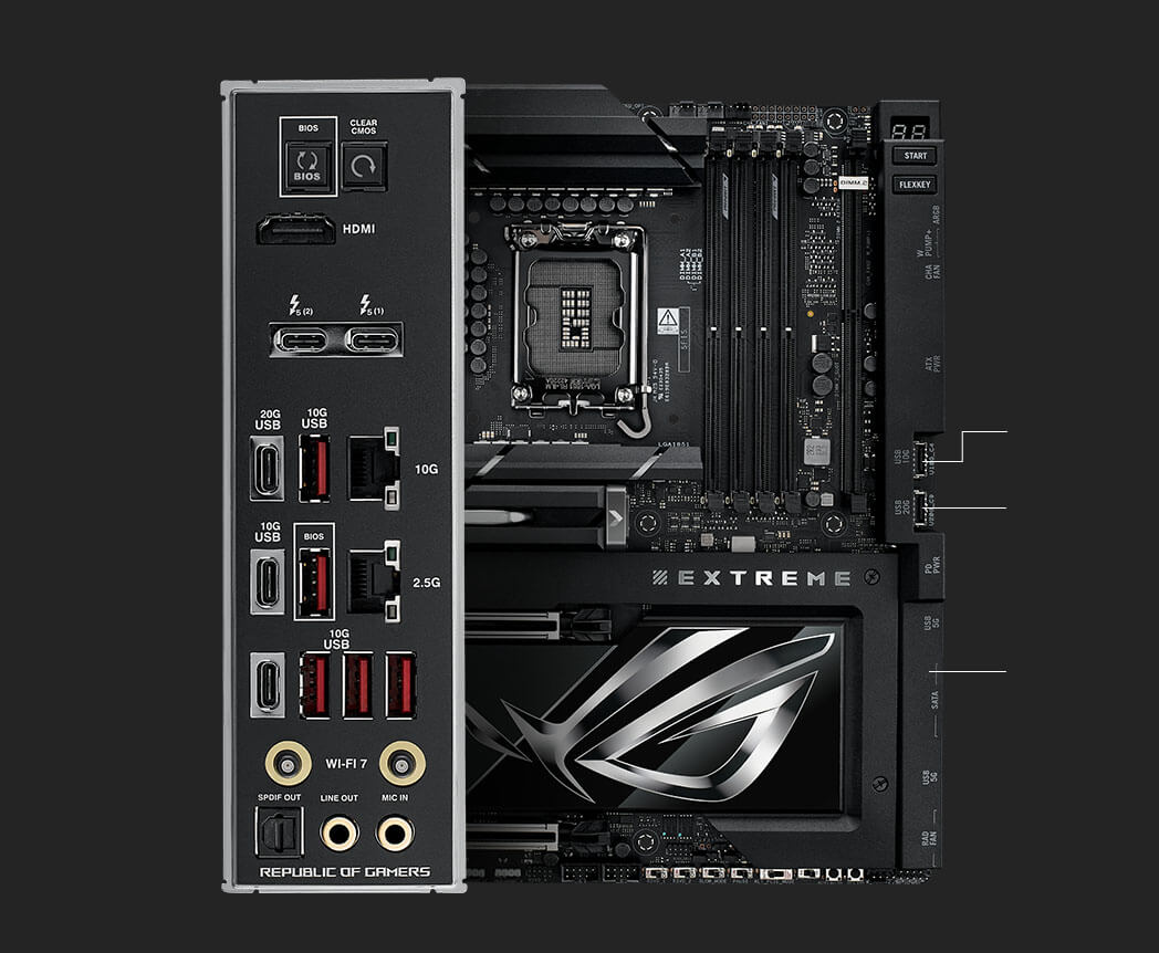 ROG Maximus Z890 Extreme 連線功能規格