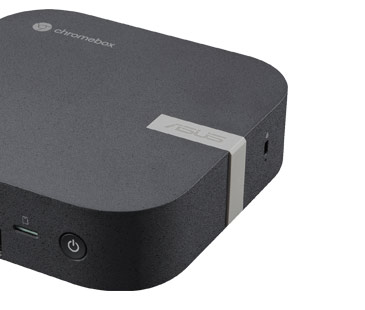 Pravý horní úhel detailního záběru Mini PC