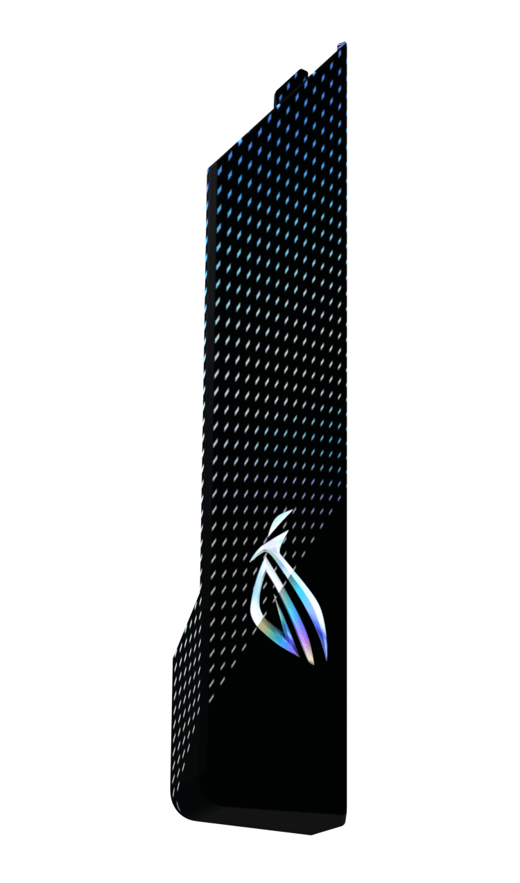 ROG Series Design (G15) Style customizable armor cap horizontally showcases design details.
