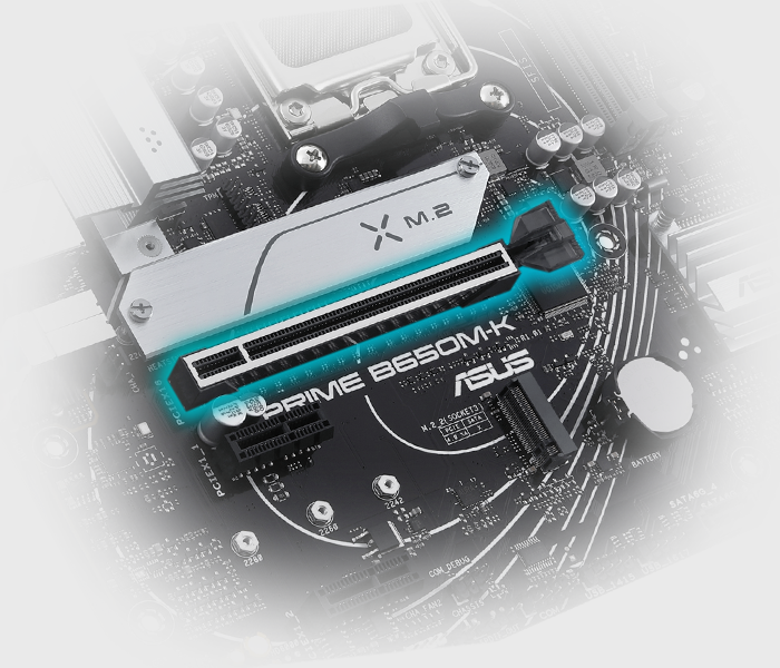 supports PCIe® 4.0 Slot.