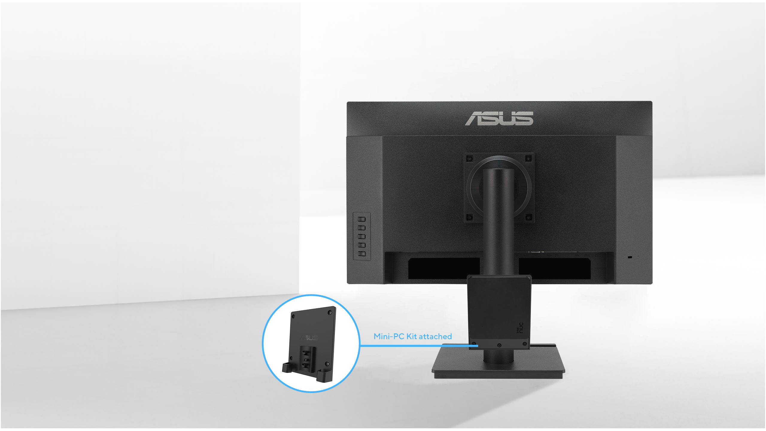 Mini PC Mount Space-saving design