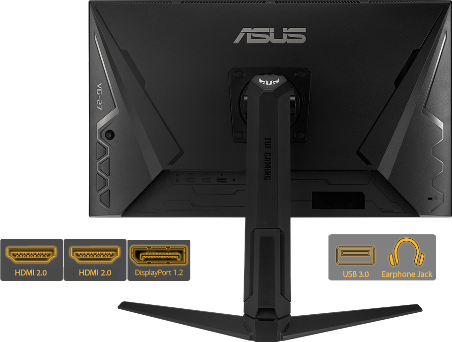 Asus TUF Gaming VG27AQ 27 LED IPS Wide QuadHD HDR 165Hz G-Sync Compatible