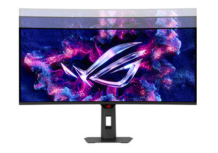 The height of the XG34WCDG can be adjusted
