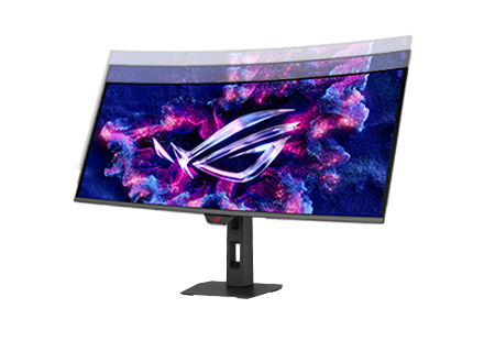 The XG34WCDG offers tilt adjustments.