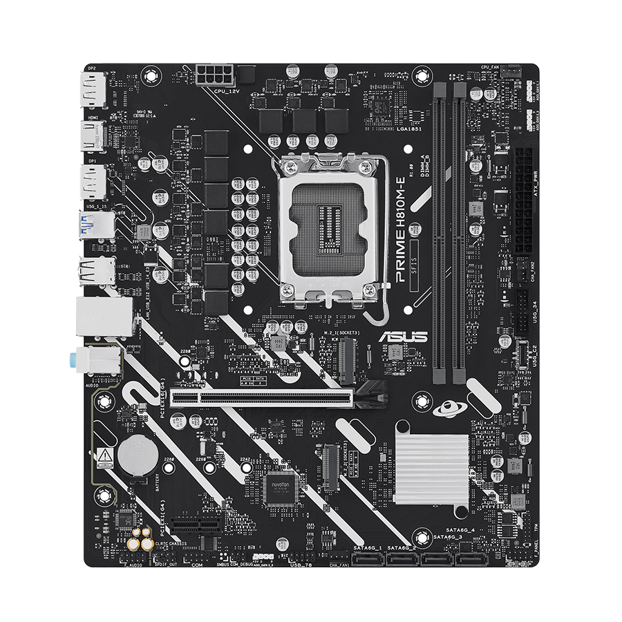 PRIME H810M-E front view.