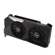 Dual AMD Radeon RX 6700 XT graphics card, hero shot from the front