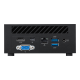 Mini PC PN63-S1, rear view to show I/O ports