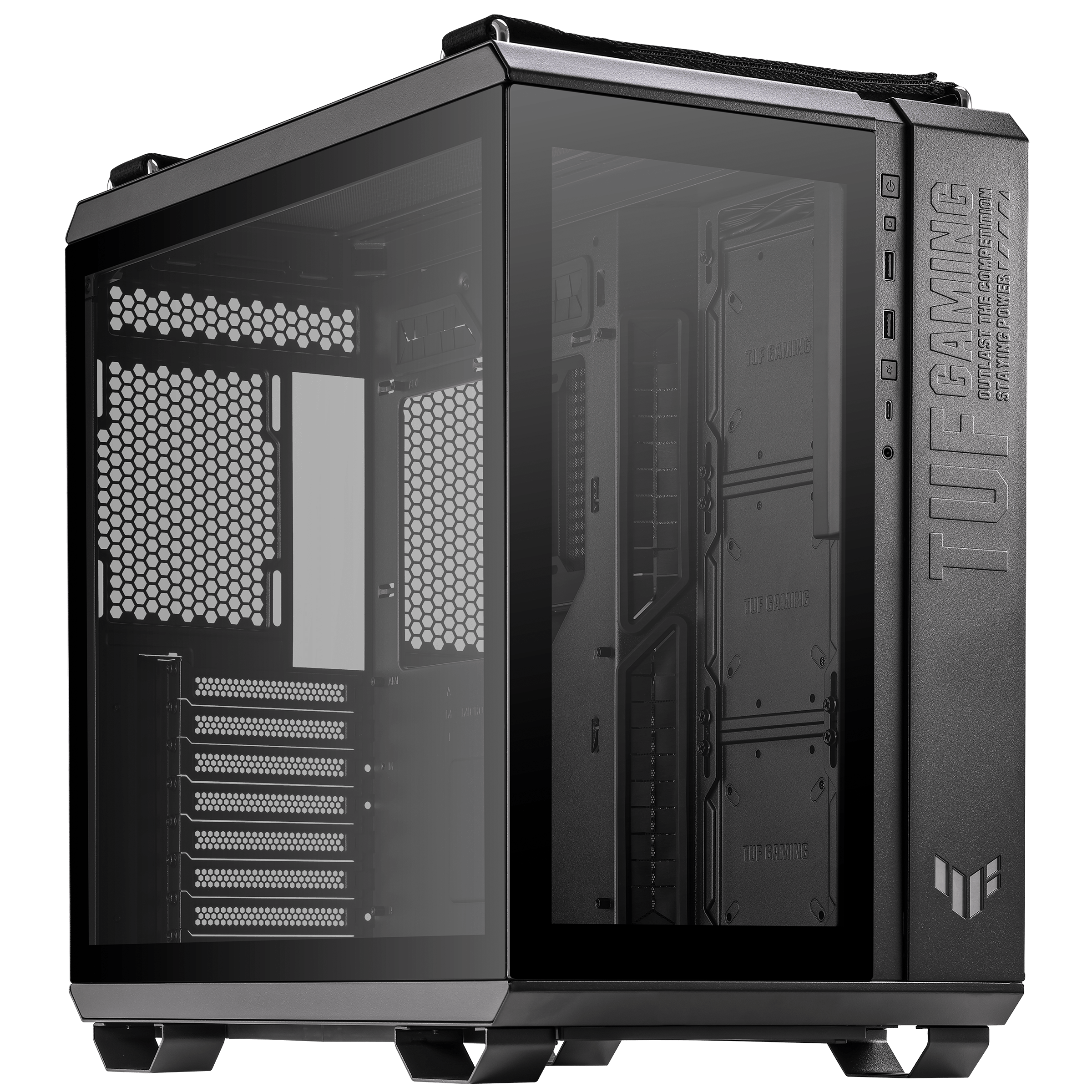 PC TUF Gaming GT502 RX 7700 XT Powered by ASUS