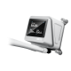 AYW Gaming LC 360 ARGB LCD  White Edition display angled view from right