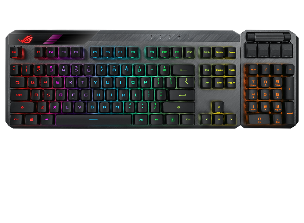 ROG Claymore II, Teclados