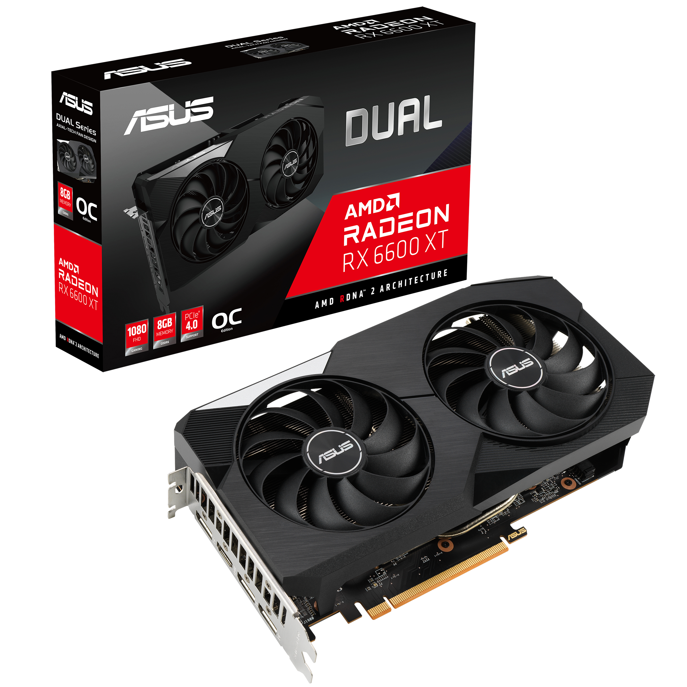 ASUS Dual Radeon RX 6600 XT 搭載ビデオカード OC Edition 8GB GDDR6