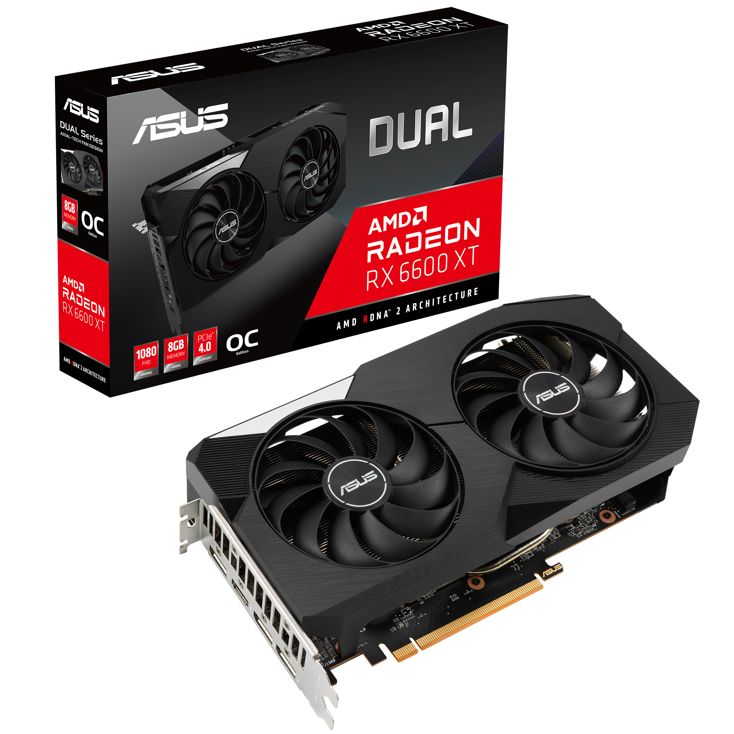 DUAL-RX6600XT-O8G｜Graphics Cards｜ASUS Global
