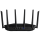 TUF-BE9400 rear view, showing I/O ports