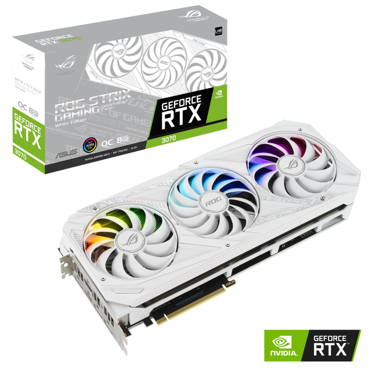 ASUS ROG-STRIX-RTX3070-O8G-WHITE-V2-