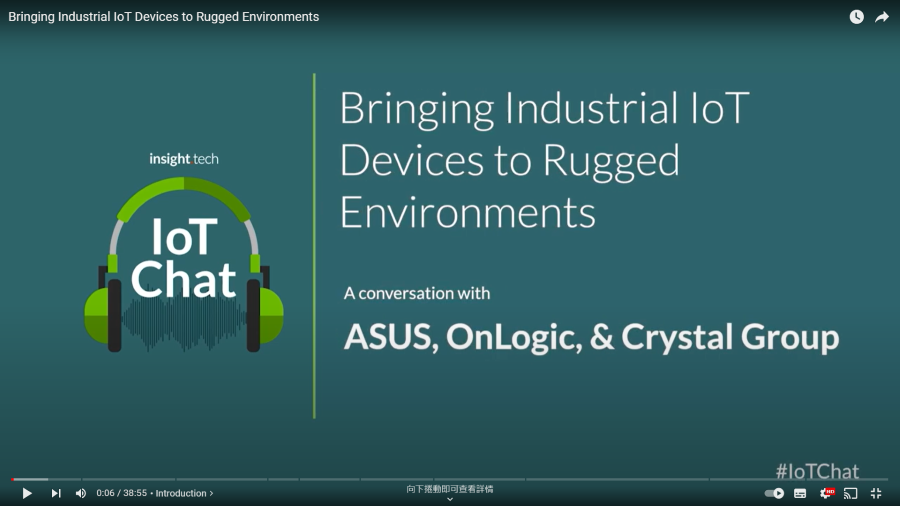Podcast cover page design on the topic, Bringing Industrial IoT Devices to Rugged Environments