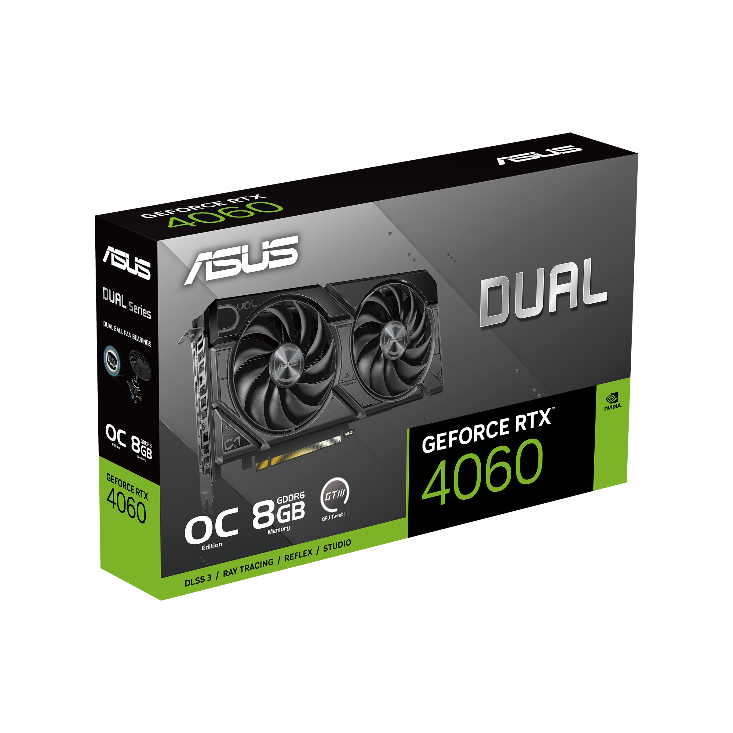 ASUS Dual GeForce RTX™ 4060 EVO OC Edition 8GB GDDR6 | Asus UK