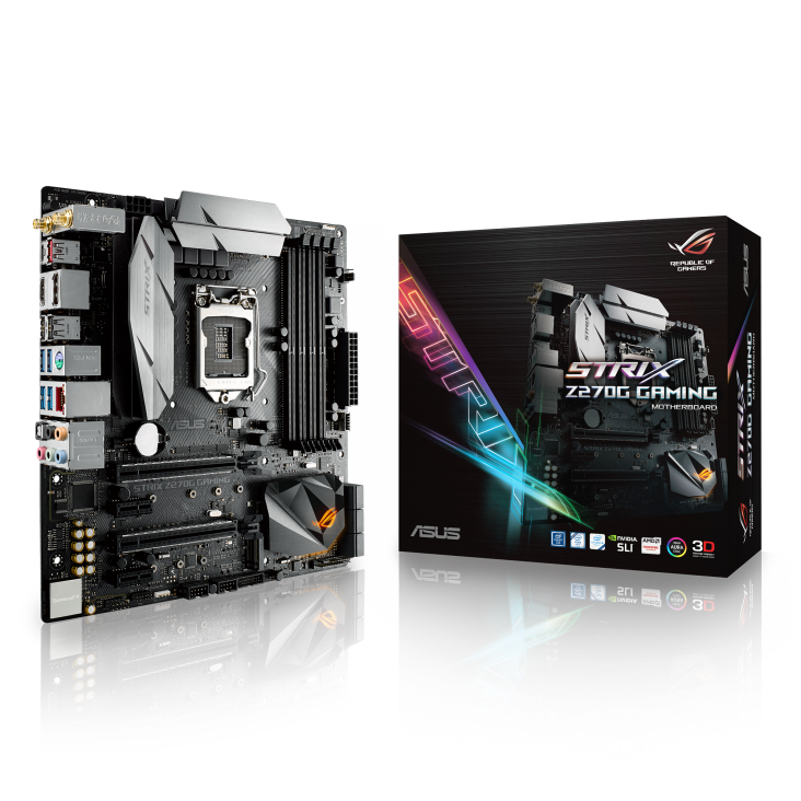 ROG STRIX Z270G GAMING with the box