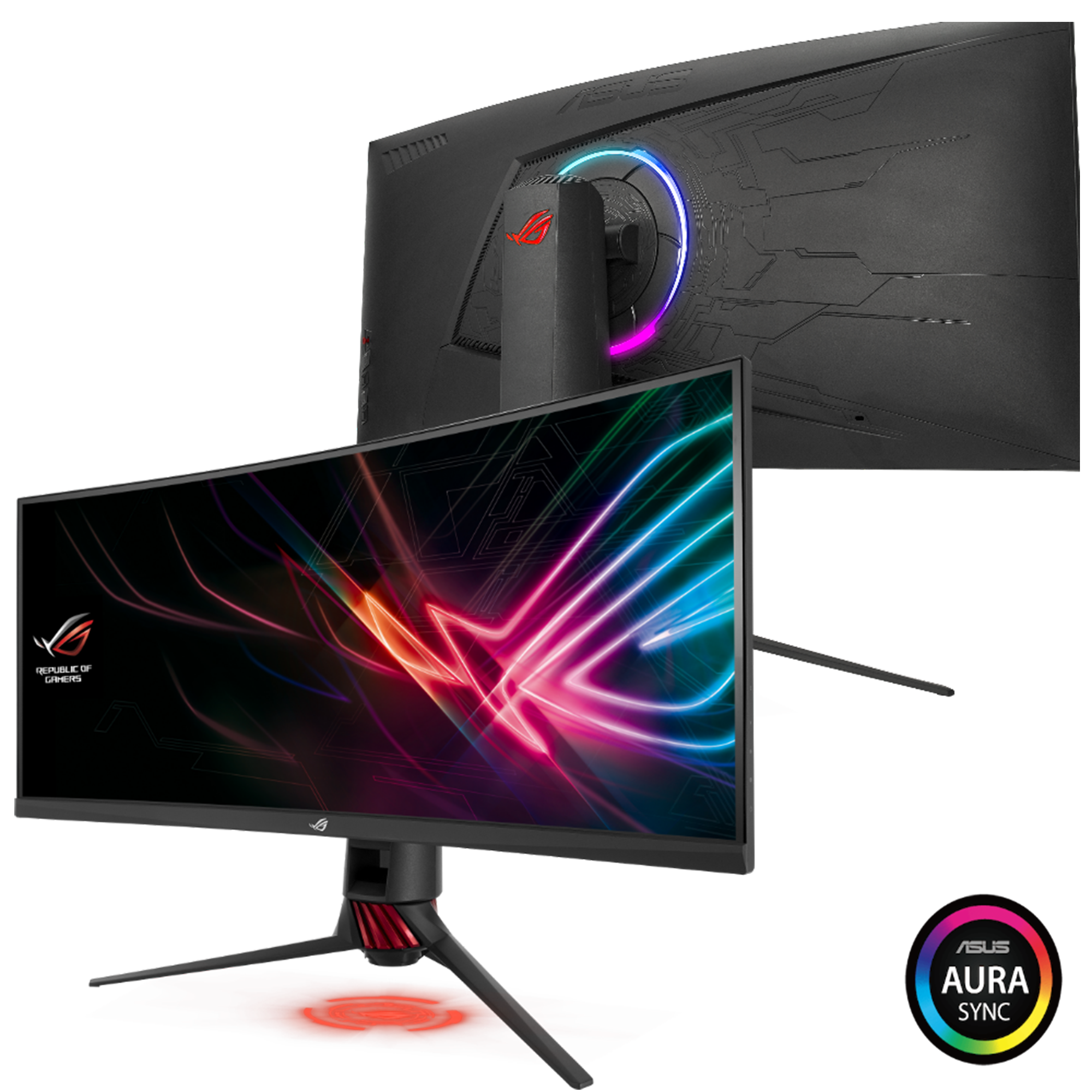 ASUS ROG STRIX XG35VQ 35型曲面ゲーミングモニター