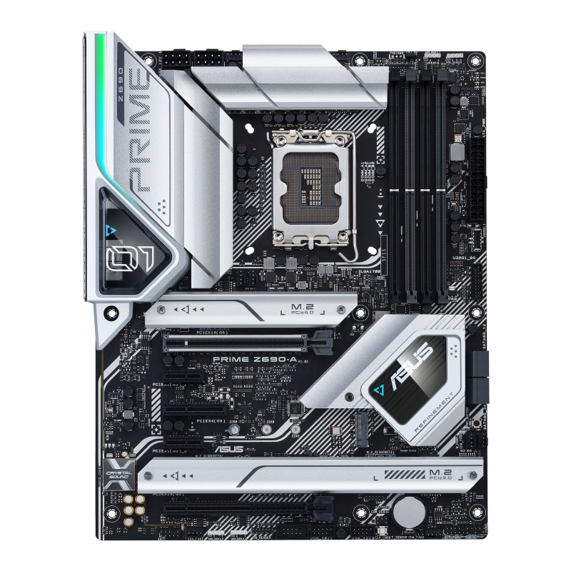 PRIME Z690-A-CSM motherboard, front view 