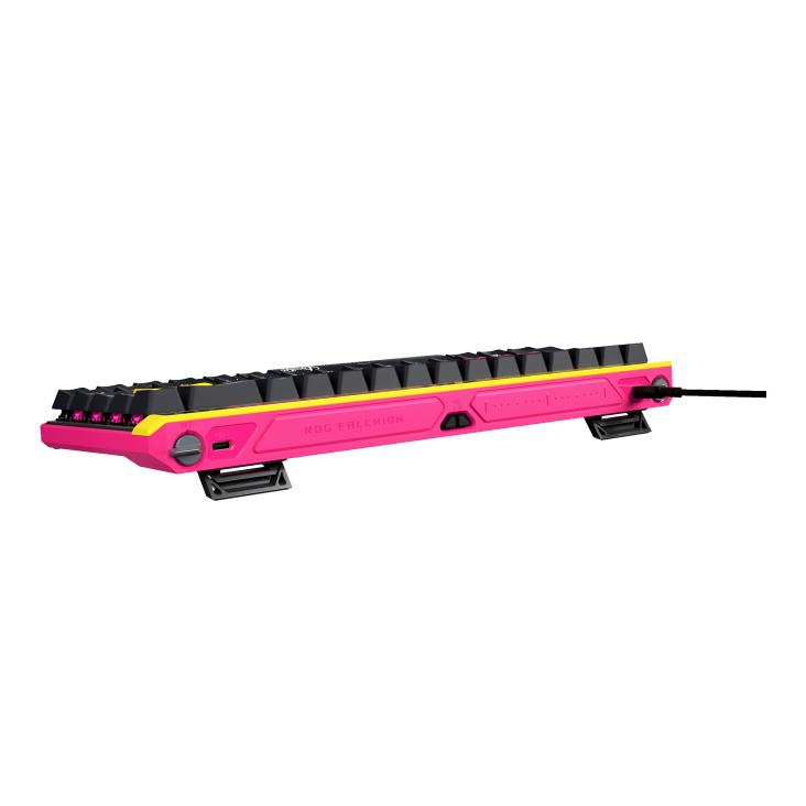 ROG Falchion Ace HFX ZywOo Edition angled top view to the right