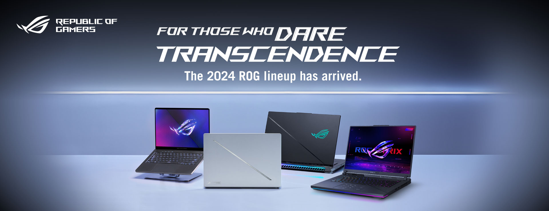 ROG Laptops Banner 2024
