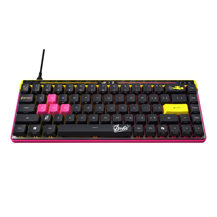 ROG Falchion Ace HFX ZywOo Edition slant view