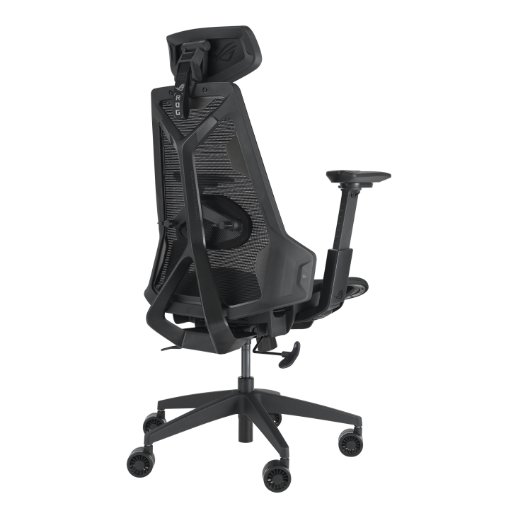 ROG Destrier Core - The rear view angled from right