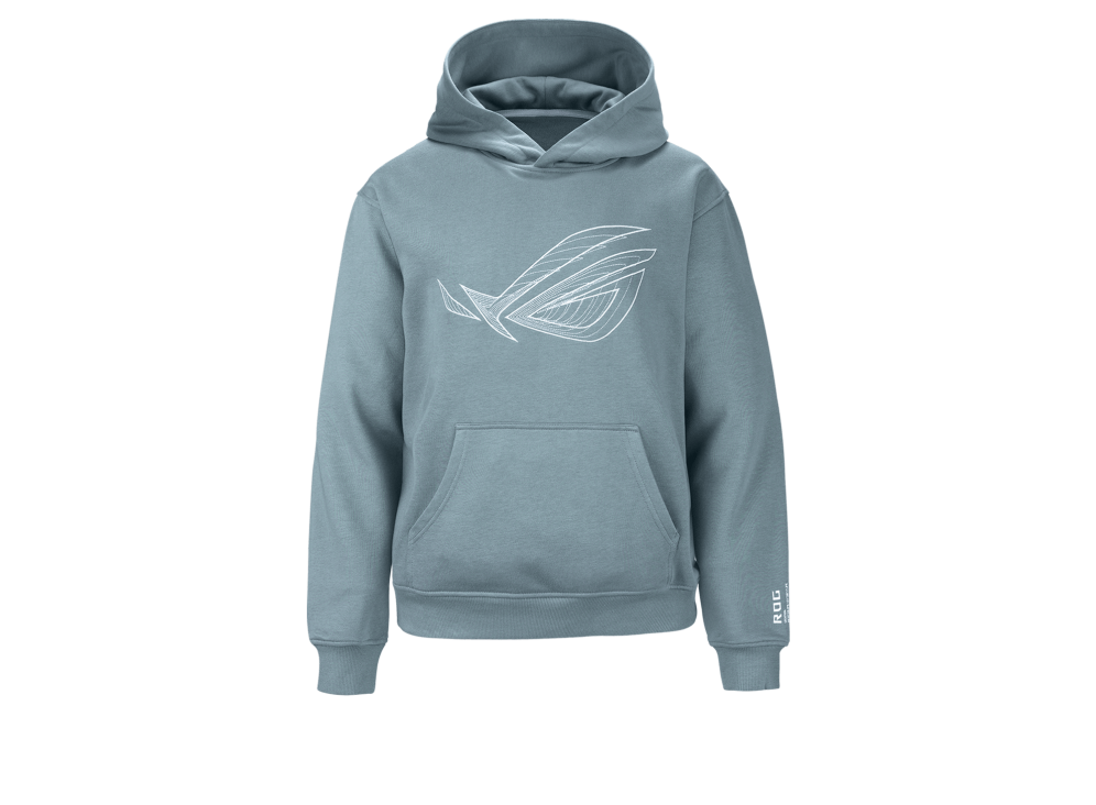 ROG Gravity Hoodie_ Blue – front view