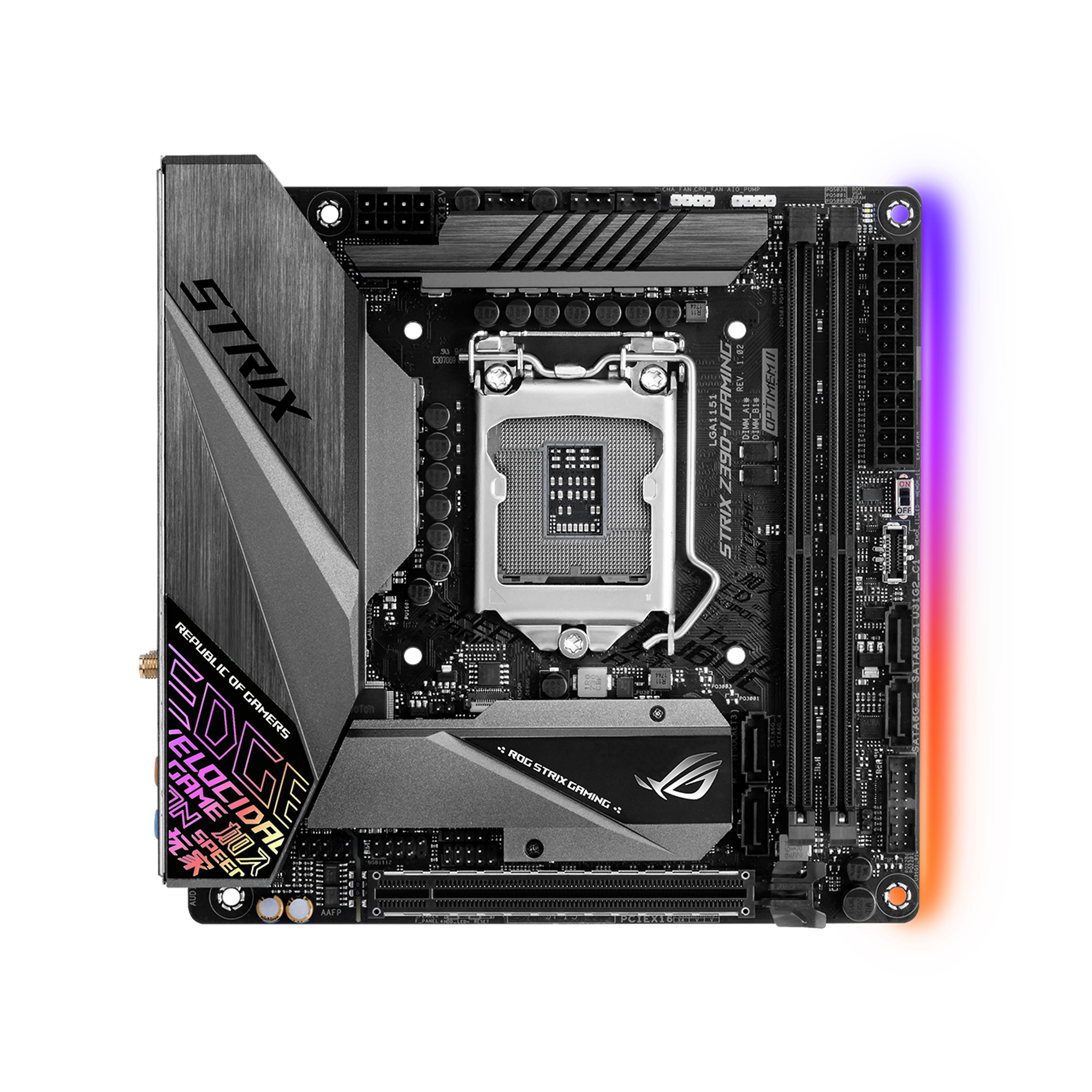 絶版 美品 ASUS ROG STRIX Z390-I GAMING PCパーツ