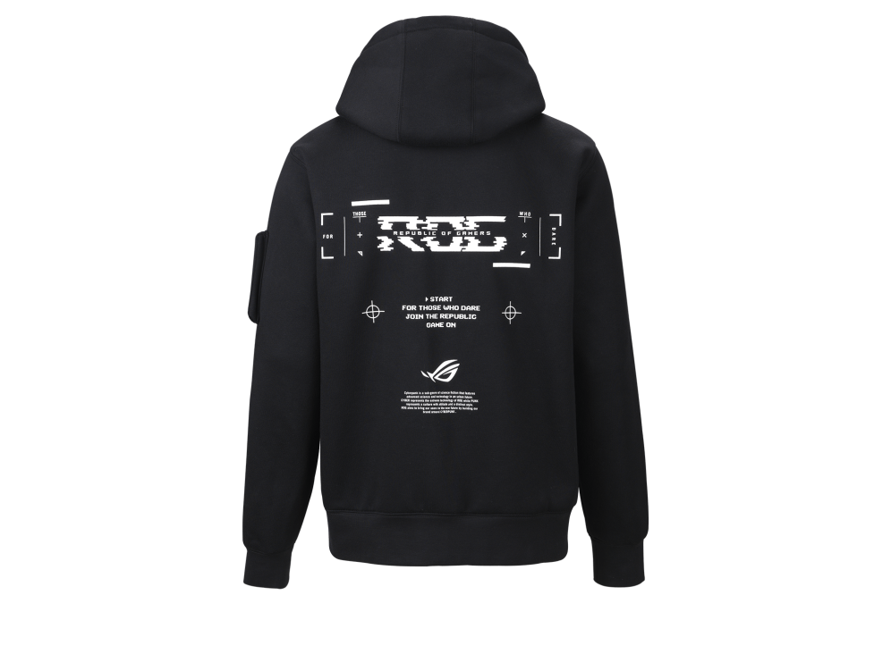 ROG Pixel Game Jacket _ Black – back view