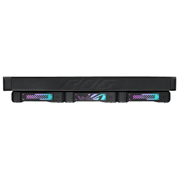 ROG Ryuo IV SLC 360 ARGB Radiator with fans photo angle  1