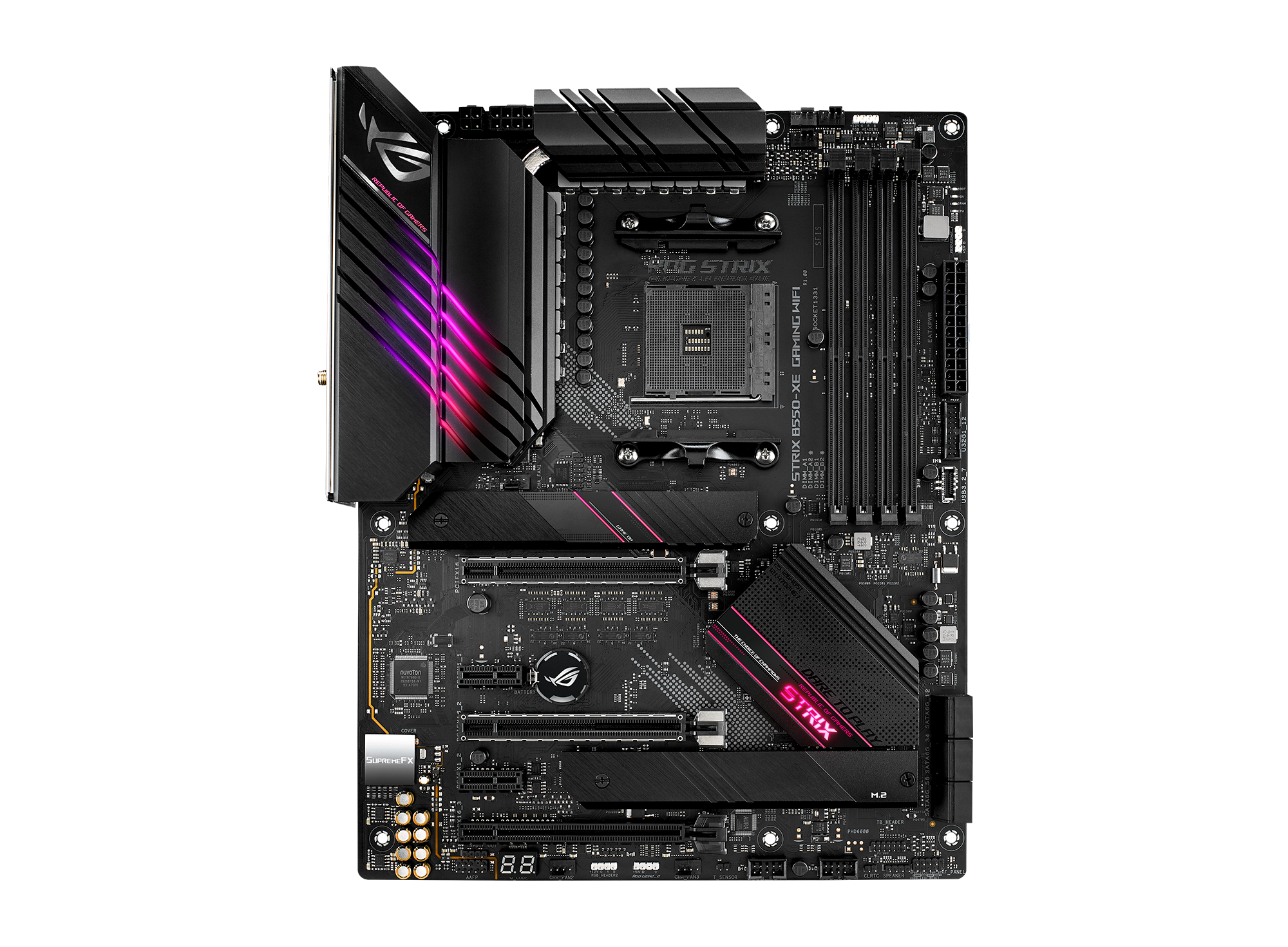 ROG Strix B550-E Gaming AMD Ryzen AM4 ATX Motherboard (PCIe 4.0, 16 Power  Stages, Intel WiFi 6, Intel 2.5 Gb Ethernet, Dual M.2, OptiMem II, AI  Noise-