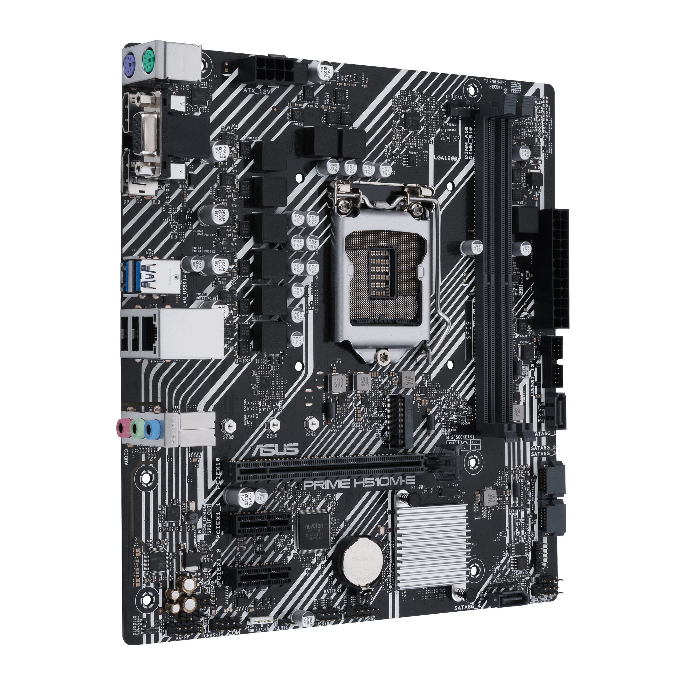 Placa Mãe Asus PRIME H510M-A R2.01200 LGA 1200 Intel H470 - Asus