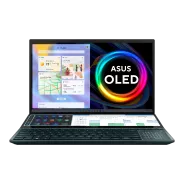 ASUS Zenbook Pro Duo 15 OLED (UX582, 12ª geração Intel) shot angle