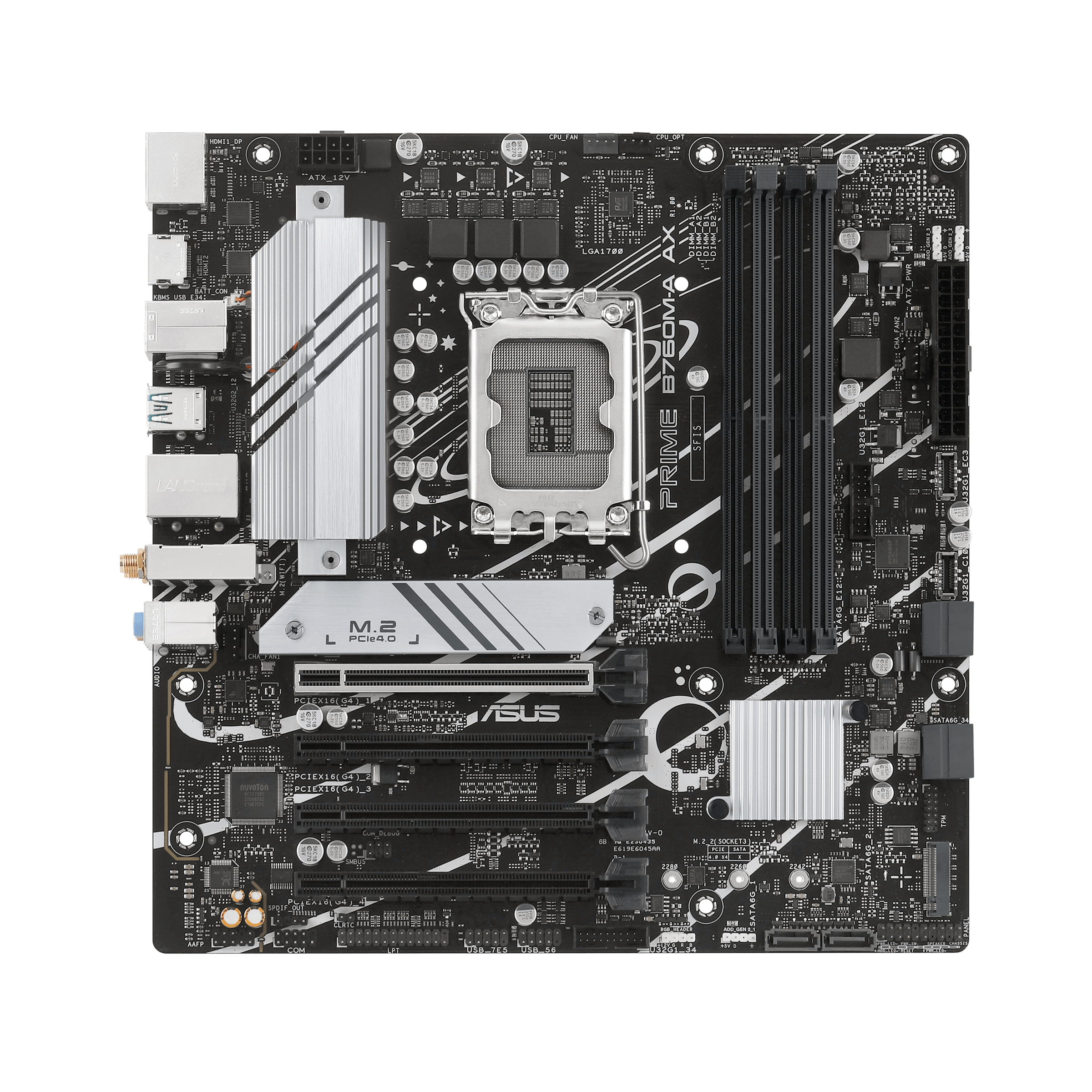 Placa base - B760M GAMING X AX DDR4 GIGABYTE, micro ATX, Intel B760, LGA  1700, Multicolor