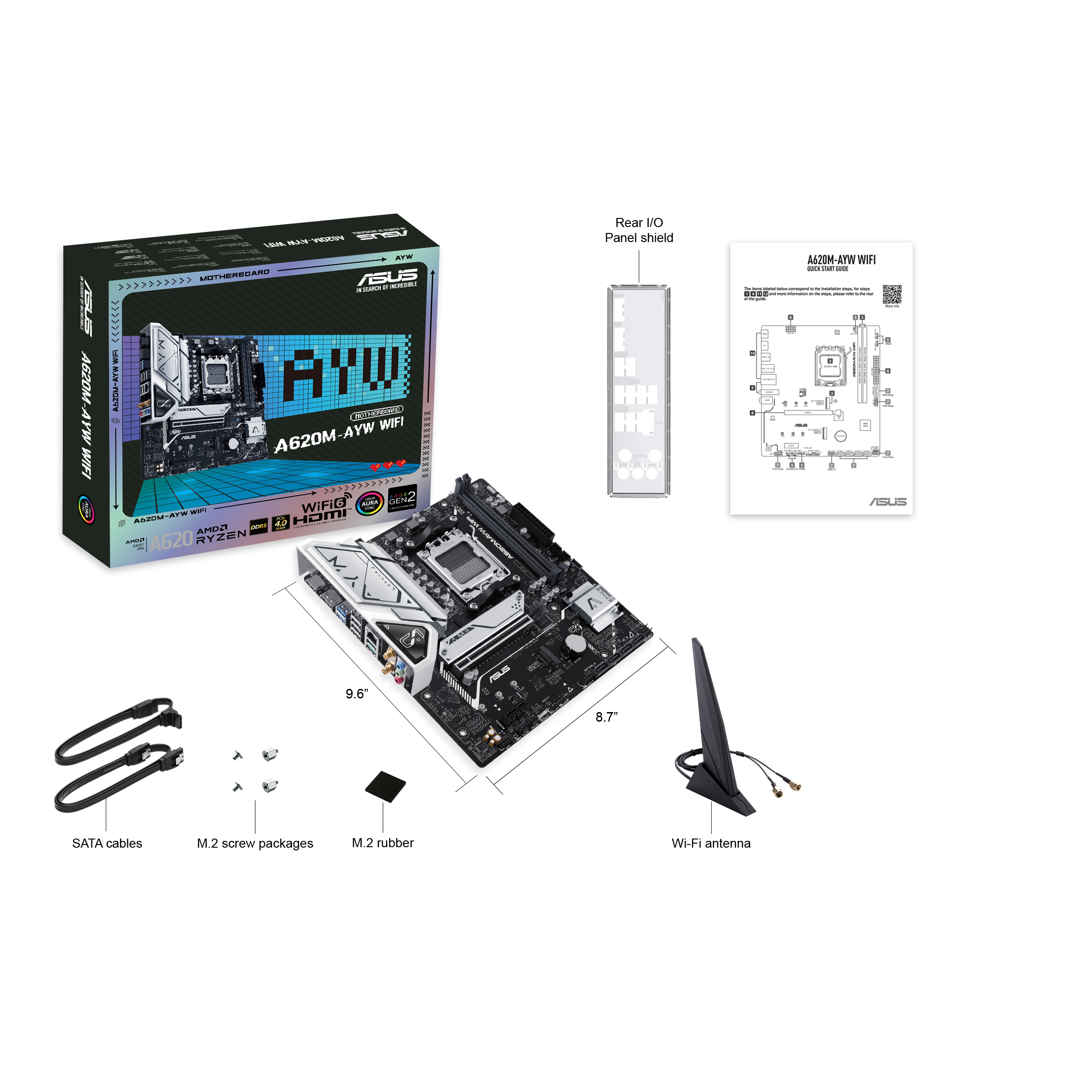 A620M-AYW WIFI｜Motherboards｜ASUS Global