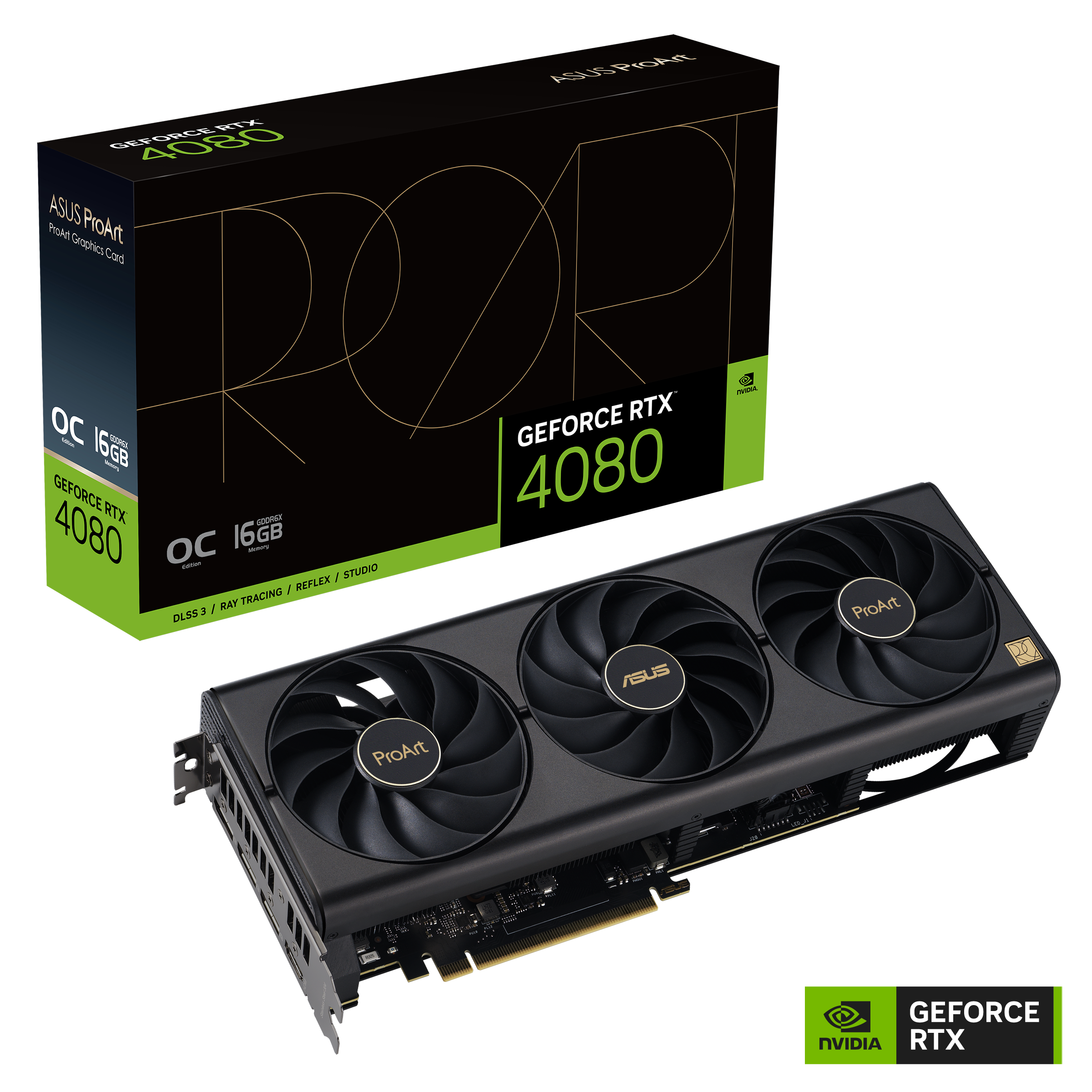 Placa Gráfica Asus GeForce RTX 4080 Pro Art 16GB GDDR6X OC-PCI-E