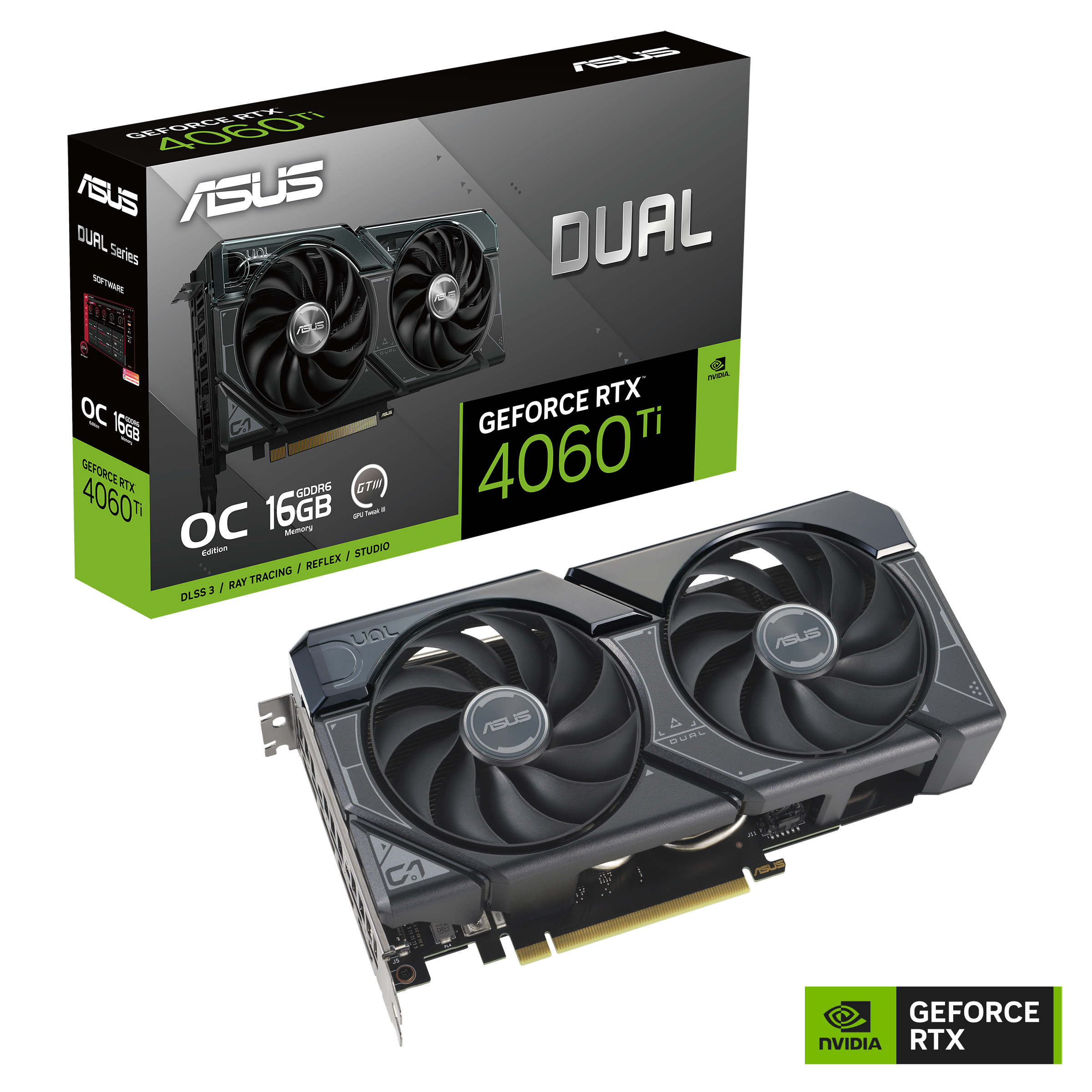 ASUS Dual GeForce RTX™ 4060 Ti OC Edition 16GB GDDR6 | Graphics ...