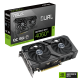 ASUS Dual GeForce RTX 4060 Ti EVO OC Edition colorbox and graphics card with NVIDIA logo