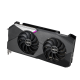 Dual AMD Radeon™ RX 6750 XT graphics card, hero shot from the front
