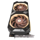 ASUS NOCTUA GeForce RTX 4080 graphics card top angled view