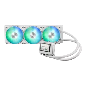 AYW Gaming LC 360 ARGB LCD White Edition