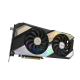 KO GeForce RTX 3060 OC Edition graphics card, angled forward view, shocasing the ARGB element