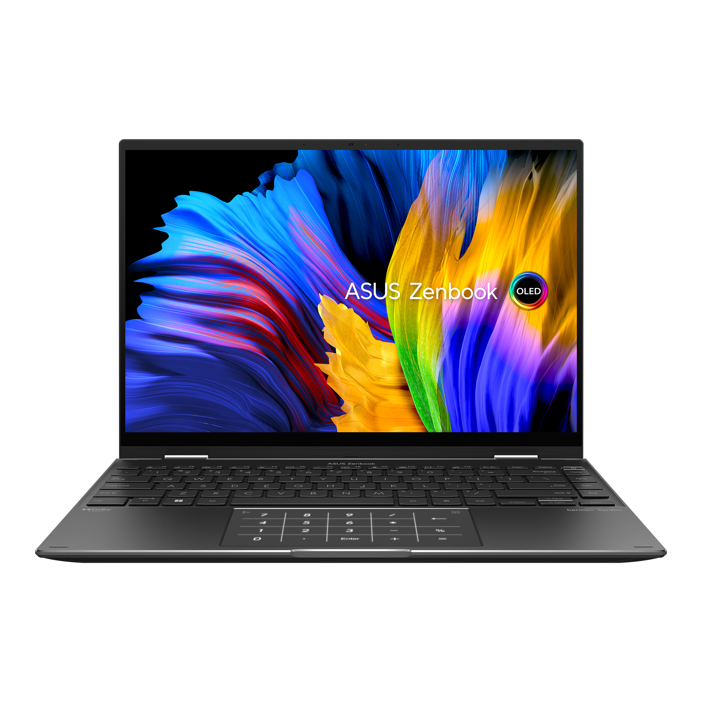 ASUS ZenBook Flip 14 OLED UN5401RA DB74T Flip design AMD Ryzen 7 6800H 3.2  GHz Win 11 Home Radeon Graphics 16 GB RAM 1 TB SSD NVMe Performance 14 OLED  touchscreen 2880