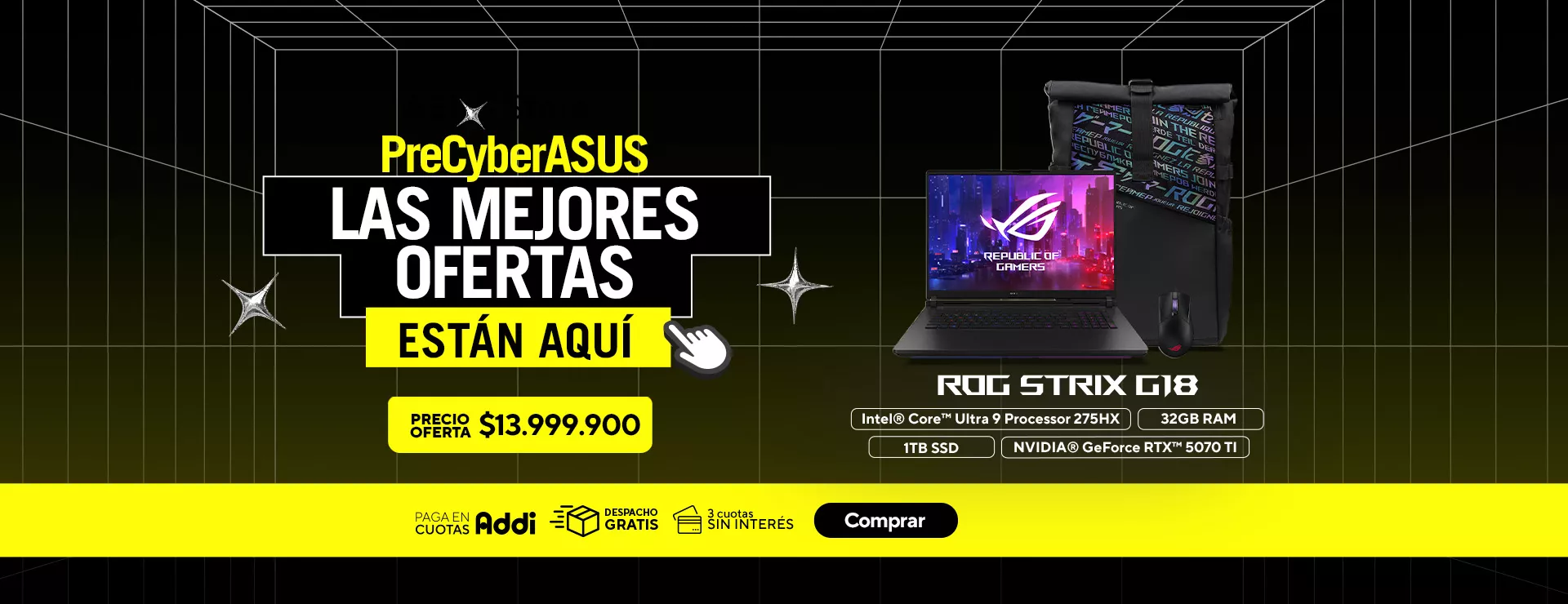 PreCyber-ROG-ROG STRIX G18-COLOMBIA