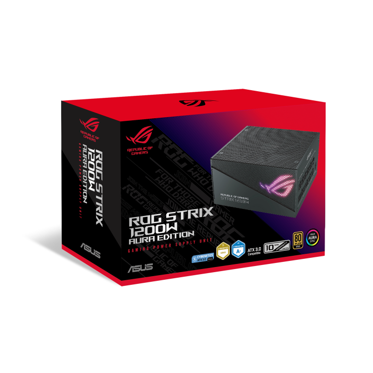 Colorbox of ROG Strix 1200W Gold Aura Edition