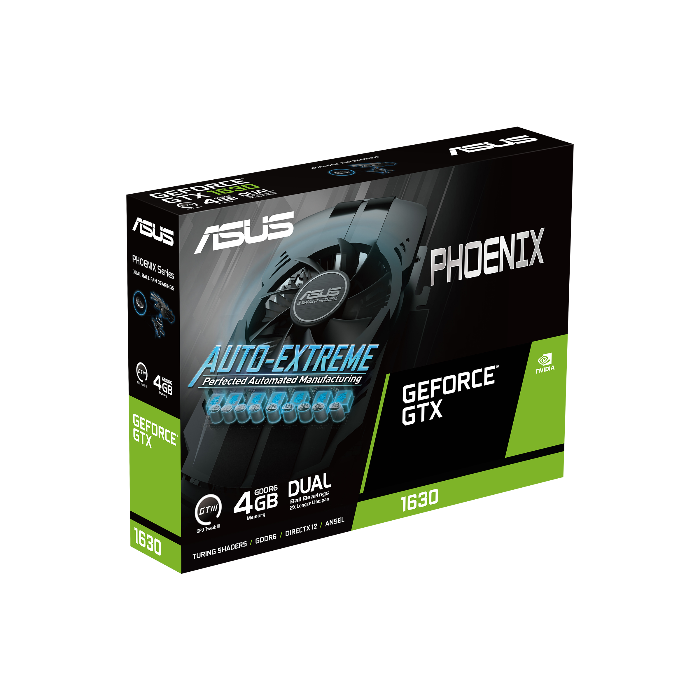 ASUS Phoenix GeForce® GTX 1630 4GB GDDR6 EVO| Graphics Card | ASUS 