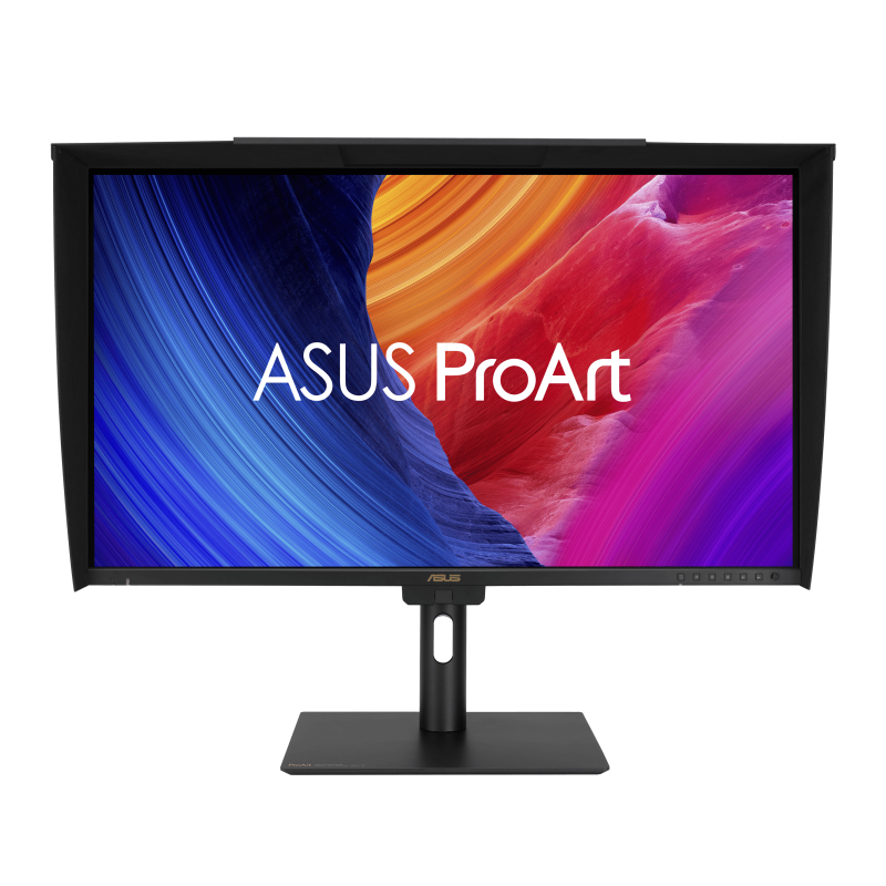 ProArt Display PA27UCGE-front view with hood