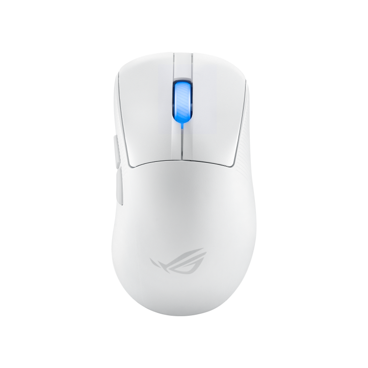 ROG Keris II Ace Moonlight White –top view