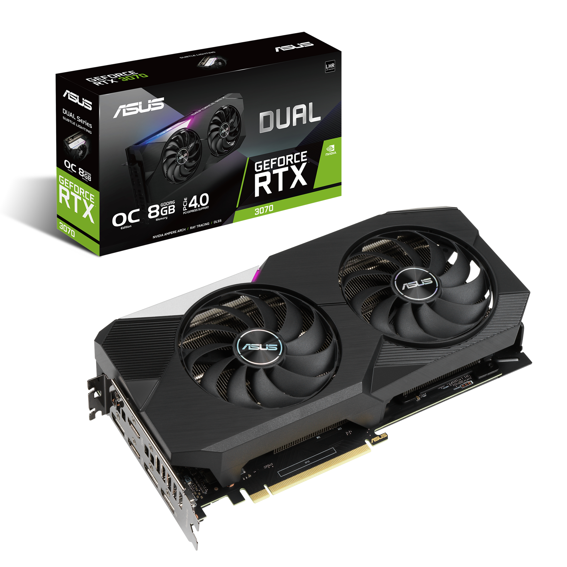 ASUS Dual GeForce RTX 3070 V2 OC Edition 8GB GDDR6 ASUS